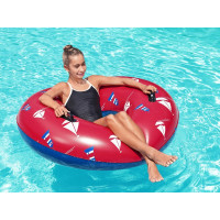BESTWAY Nafukovací kruh s madly 119cm červený