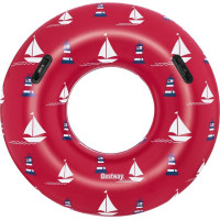 BESTWAY Nafukovací kruh s madly 119cm červený