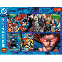 TREFL Puzzle Odvaha Supermana 4x250 dílků