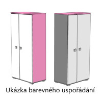 Šatní skříň PAŘÍŽ - TYP E