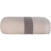 Bavlněný ručník s třásněmi FALA - 50x90 cm - 500g/m2 - béžový
