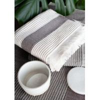 Bavlněný ručník s třásněmi FALA - 50x90 cm - 500g/m2 - ecru