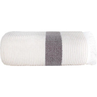 Bavlněný ručník s třásněmi FALA - 70x140 cm - 500g/m2 - ecru