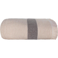 Bavlněný ručník s třásněmi FALA - 70x140 cm - 500g/m2 - béžový