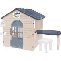 MOCHTOYS Dětský zahradní domeček s piknikovým stolem a židličkou