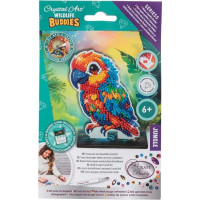 CRYSTAL ART Diamantové malování Jungle: Papoušek