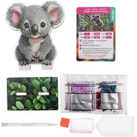 CRYSTAL ART Diamantové malování Na zemi: Koala