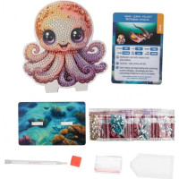 CRYSTAL ART Diamantové malování Oceán: Chobotnice
