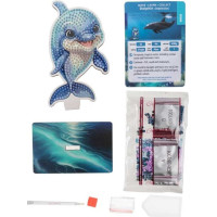 CRYSTAL ART Diamantové malování Oceán: Delfín