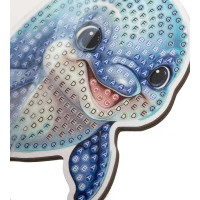 CRYSTAL ART Diamantové malování Oceán: Delfín