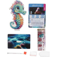 CRYSTAL ART Diamantové malování Oceán: Mořský koník