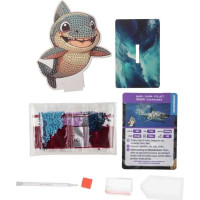 CRYSTAL ART Diamantové malování Oceán: Žralok