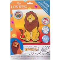 CRYSTAL ART Diamantové malování XL Lví král: Mufasa