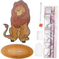 CRYSTAL ART Diamantové malování XL Lví král: Mufasa