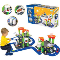 MOCHTOYS Třípatrová parkovací mega garáž