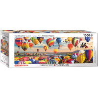 EUROGRAPHICS Panoramatické puzzle Vzlet balónů 1000 dílků