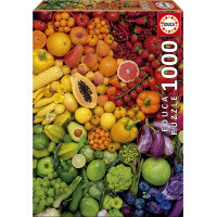 EDUCA Puzzle Barevné vitamíny 1000 dílků