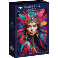 BLUEBIRD Puzzle Indiánská kráska 1000 dílků