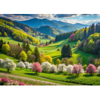 ALIPSON Puzzle Jarní procházka 500 dílků