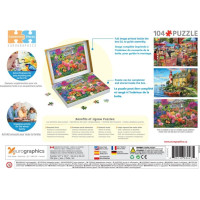 EUROGRAPHICS Puzzle Králičí zahrada 104 dílků