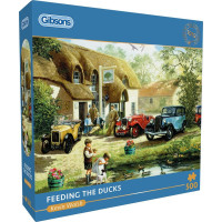 GIBSONS Puzzle Krmení kachen 500 dílků