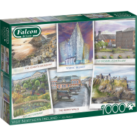 FALCON Puzzle Navštivte Severní Irsko 1000 dílků