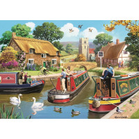 RAVENSBURGER Puzzle Poklidná plavba 1000 dílků