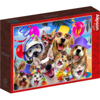 ALIPSON Puzzle Selfie Plážová párty 1000 dílků