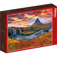 ALIPSON Puzzle Vodopád Kirkjufellsfoss - Island 500 dílků