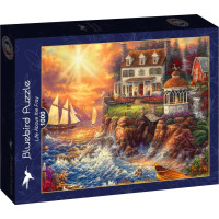 BLUEBIRD Puzzle Život nad rozbouřeným mořem 1000 dílků