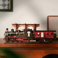 ROBOTIME Rolife 3D dřevěné puzzle Parní lokomotiva 405 dílků