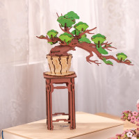 ROBOTIME Rolife DIY 3D dřevěné puzzle Bonsai z jehličnanu borovice 115 dílků