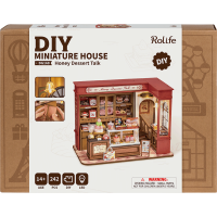ROBOTIME Rolife DIY 3D dřevěné puzzle Cukrárna 242 dílků