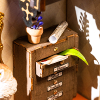 ROBOTIME Rolife DIY House: Čarodějova studovna s LED osvětlením