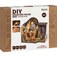 ROBOTIME Rolife DIY House: Čarodějova studovna s LED osvětlením