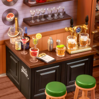 ROBOTIME Rolife DIY House: Hospůdka Cheers s LED osvětlením 142 dílků