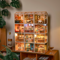 ROBOTIME Rolife DIY House: Hospůdka Cheers s LED osvětlením 142 dílků