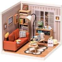 ROBOTIME Rolife DIY House: Obývací pokoj s LED osvětlením 114 dílků