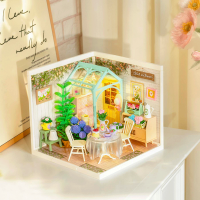 ROBOTIME Rolife DIY House: Zimní zahrada s LED osvětlením 151 dílků