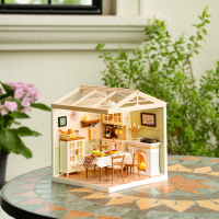 ROBOTIME Rolife DIY House: Jídelna s LED osvětlením 150 dílků