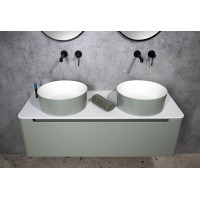 Sapho KERALA umyvadlová skříňka 140x35x47, 5cm, 1x zásuvka, verde KR140-4444