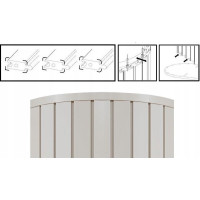 Kulatý jídelní stůl ZANTE ZA8 - 120 cm - kašmírový
