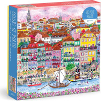 GALISON Čtvercové puzzle Barvy Porta 500 dílků