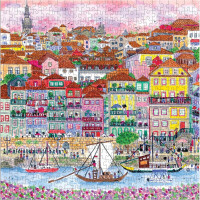GALISON Čtvercové puzzle Barvy Porta 500 dílků