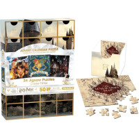 AQUARIUS Puzzle Adventní kalendář: Harry Potter 24x50 dílků