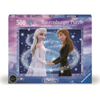 RAVENSBURGER Puzzle Disney: Ledové království: Elsa a Anna 500 dílků