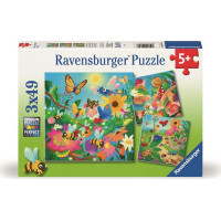RAVENSBURGER Puzzle Hmyzí kamarádi 3x49 dílků