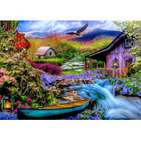 BLUEBIRD Puzzle Horská idylka 1500 dílků