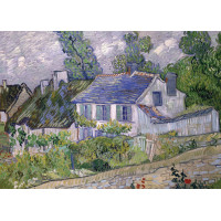 GRAFIKA Puzzle Hvězdná noc a dům Auvers 2x500 dílků