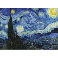 GRAFIKA Puzzle Hvězdná noc a dům Auvers 2x500 dílků